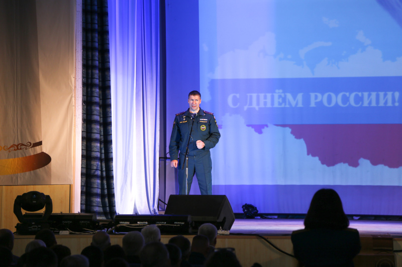 В Большемуртинском районе прошло торжественное мероприятие, посвященное Дню России