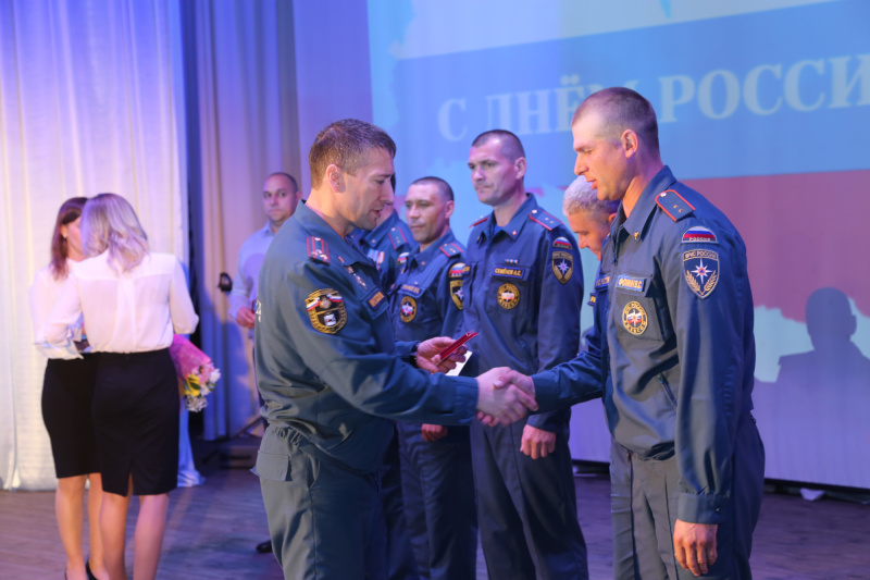 В Большемуртинском районе прошло торжественное мероприятие, посвященное Дню России